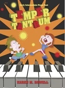 Temper Tantrum - Rowell - Piano Duet (1 Piano, 4 Hands) - Sheet Music