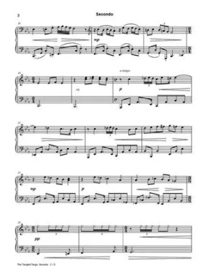 The Tangled Tango - Rowell - Piano Duet (1 Piano, 4 Hands) - Sheet Music