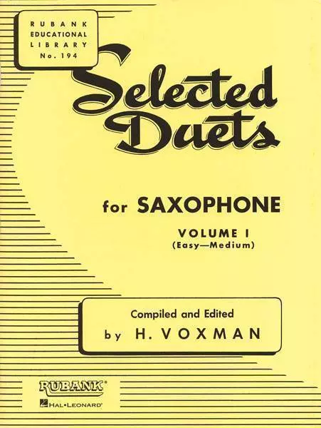 Selected Duets for Saxophone