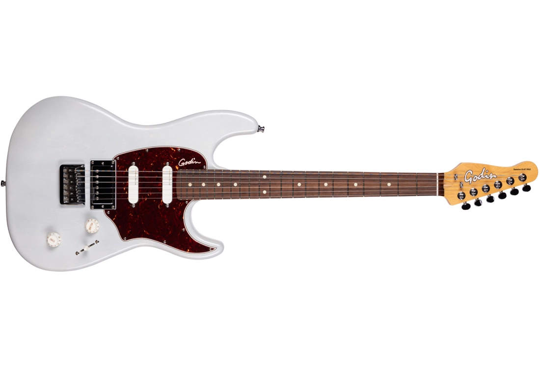 Session R-HT Pro Electric Guitar with Gigbag - Carbon White