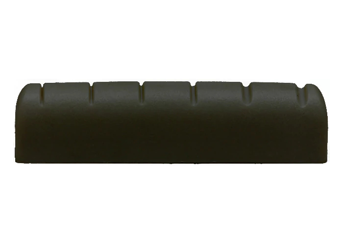 BLACK TUSQ XL Slotted 6 String Nut 43 x 5.1 mm