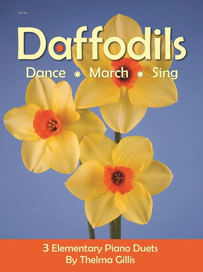 Daffodils - Gillis - Piano Duet (1 Piano, 4 Hands) - Book