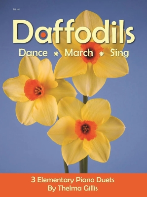 Debra Wanless Music - Daffodils - Gillis - Piano Duet (1 Piano, 4 Hands) - Book