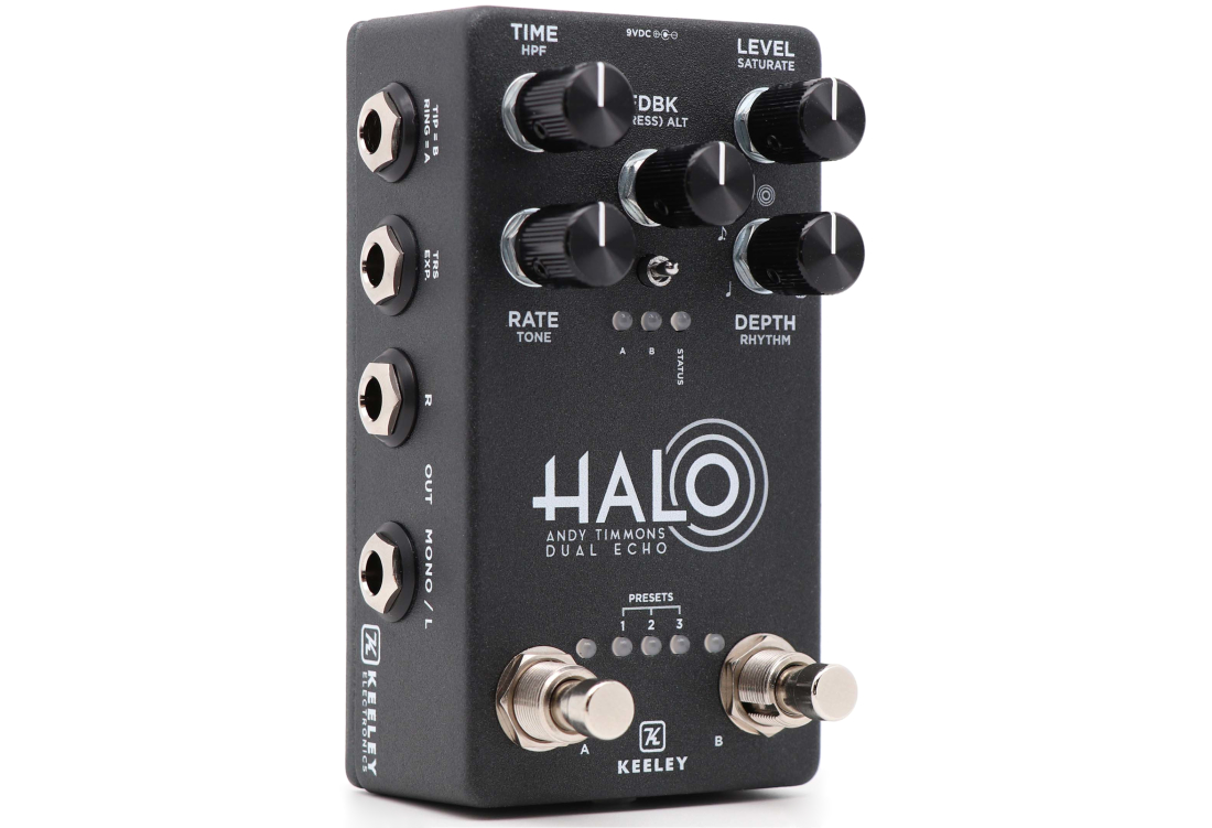 Keeley HALO Andy Timmons Dual Echo Signature Pedal Long & McQuade