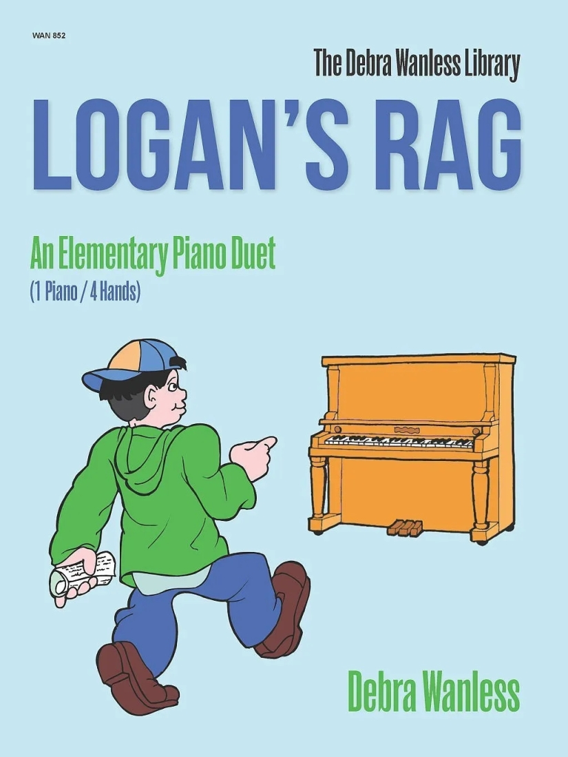 Logan\'s Rag - Wanless - Piano Duet (1 Piano, 4 Hands) - Sheet Music