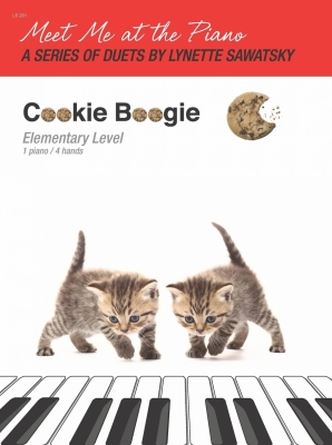 Debra Wanless Music - Cookie Boogie - Sawatsky - Piano Duet (1 Piano, 4 Hands) - Sheet Music