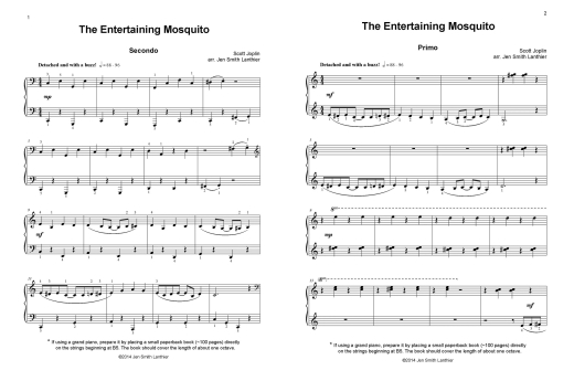 The Entertaining Mosquito - Lanthier - Piano Duet (1 Piano, 4 Hands) - Sheet Music