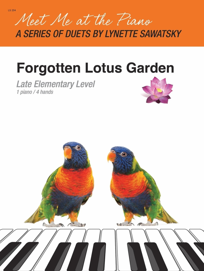 Forgotten Lotus Garden - Sawatsky - Piano Duet (1 Piano, 4 Hands) - Sheet Music