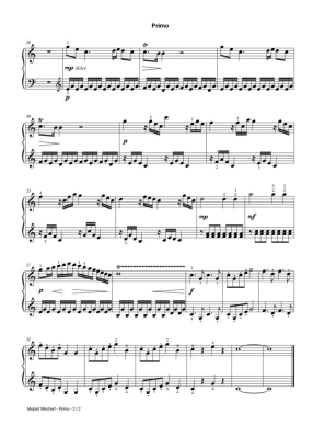Mozart Mischief - Rowell - Piano Duet (1 Piano, 4 Hands) - Sheet Music