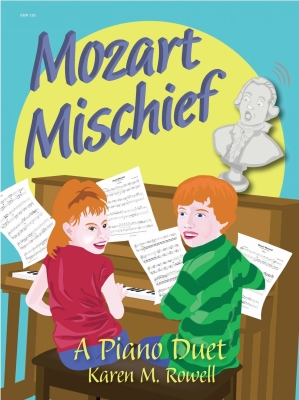 Debra Wanless Music - Mozart Mischief - Rowell - Piano Duet (1 Piano, 4 Hands) - Sheet Music
