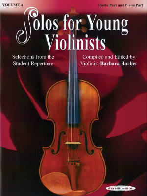 Summy-Birchard - Solos for Young Violinists, Volume 4 - Barber - Violin/Piano - Book
