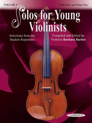 Solos for Young Violinists, Volume 5 - Barber - Violin/Piano - Book