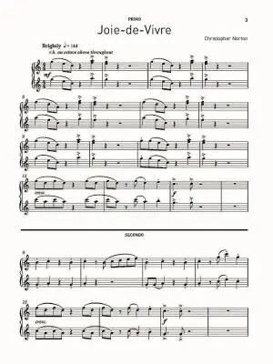 Joie-de-Vivre - Norton - Piano Trio (1 Piano, 6 Hands) - Book