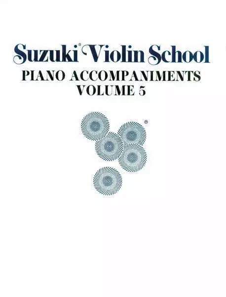 Suzuki Violin School Piano Acc., Volume 5