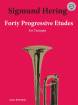 Carl Fischer - Forty Progressive Etudes For Trumpet - Hering - Book/Audio Online