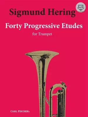 Carl Fischer - Forty Progressive Etudes For Trumpet - Hering - Book/Audio Online