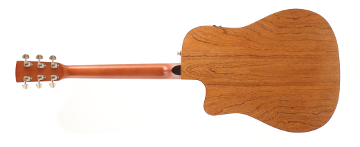 Cutaway Gloss Top Cedar/Wild Cherry Acoustic/Electric Guitar with Gigbag