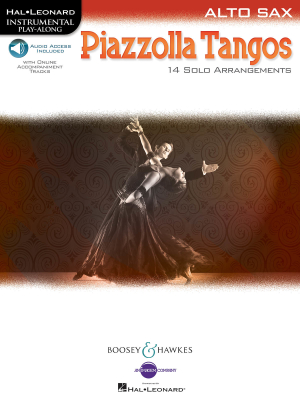 Boosey & Hawkes - Piazzolla Tangos - Alto Saxophone - Book/Audio Online