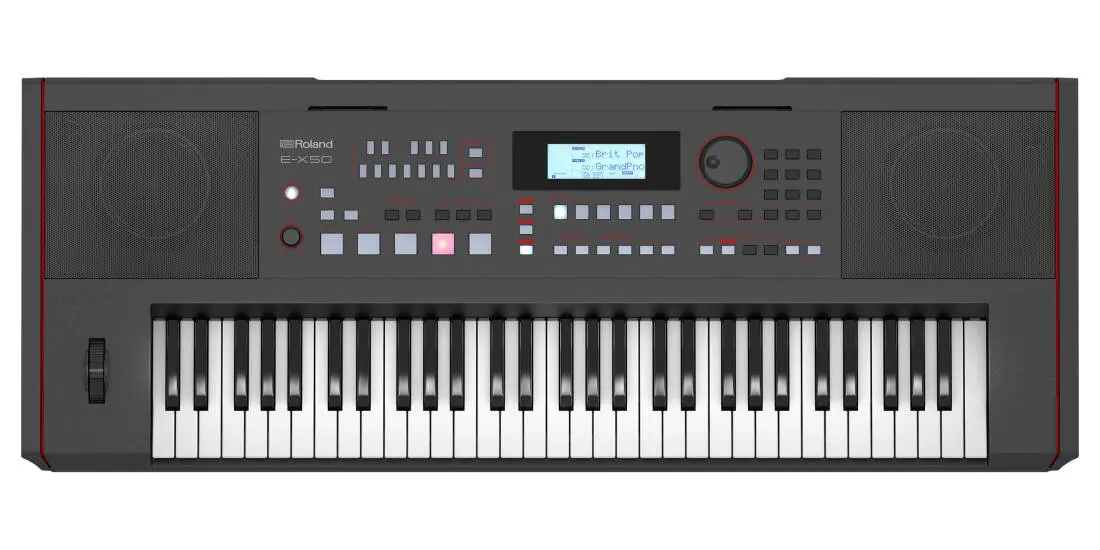 E-X50 61-Key Arranger Keyboard with Speakers