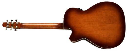 Performer CW Concert Hall Spruce/Flame Maple Acoustic/Electric Guitar with Gigbag - Burnt Umber