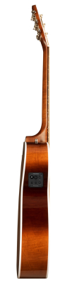 Performer CW Concert Hall Spruce/Flame Maple Acoustic/Electric Guitar with Gigbag - Burnt Umber