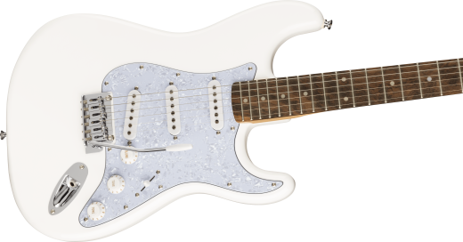 FSR Affinity Series Stratocaster, Laurel Fingerboard, White Pearloid Pickguard - Arctic White