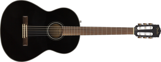Fender - CN-60S Nylon String, Walnut Fingerboard, Acoustic Guitar - Black