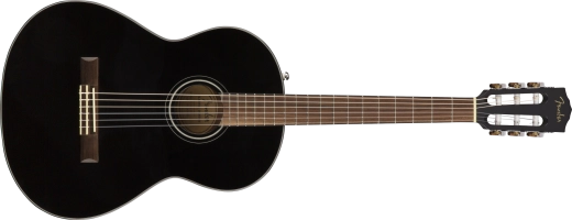 Fender - CN-60S Nylon String, Walnut Fingerboard, Acoustic Guitar - Black