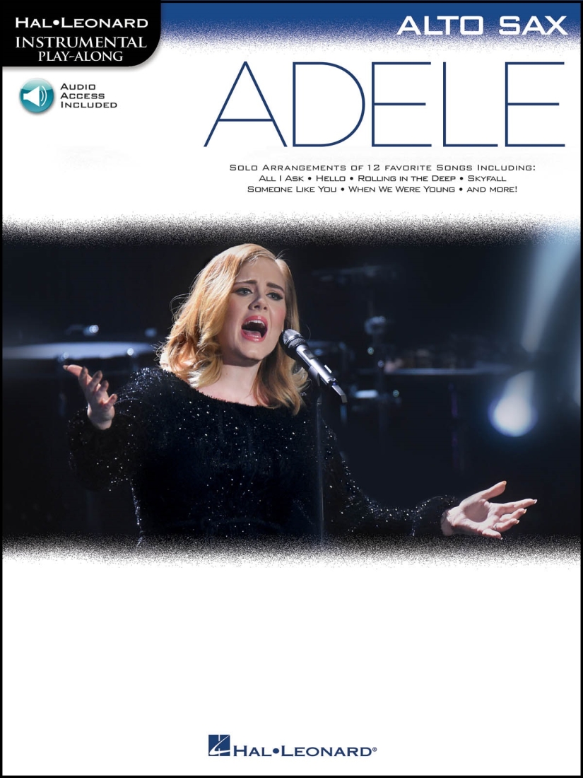 Adele: Instrumental Play-Along - Alto Saxophone - Book/Audio Online