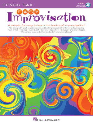 Hal Leonard - Easy Improvisation - Tenor Sax - Book/Audio Online