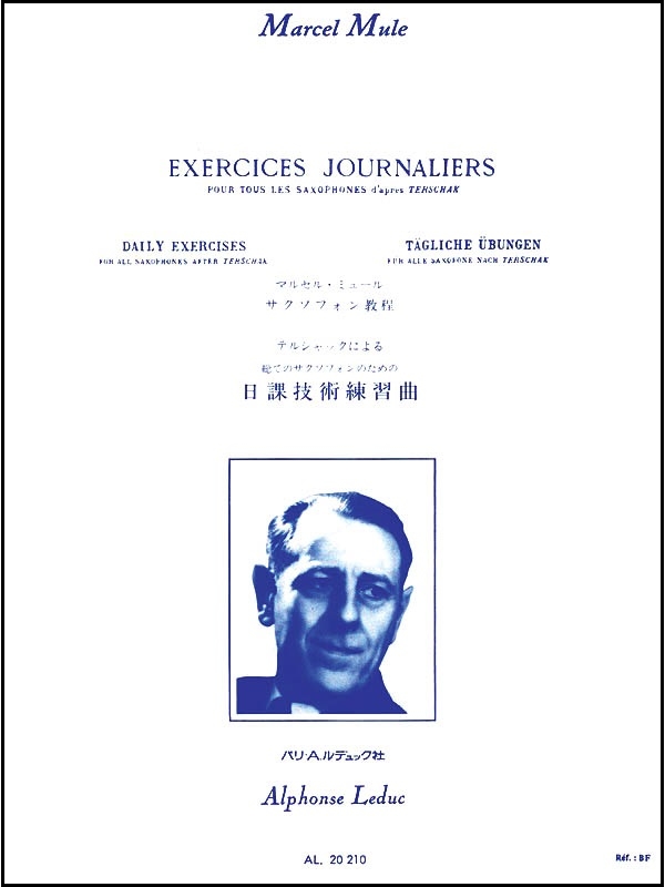 Exercices Journaliers Pour Tous Les Saxophones d\'Apres Terschack  - Mule - Saxophone - Book