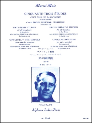 Alphonse Leduc - Cinquante-Trois Etudes Pour Tous Les Saxophones, Volume 2 - Mule - Saxophone - Book