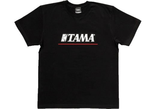 Tama - T-shirt noir avec logo (trs grand)