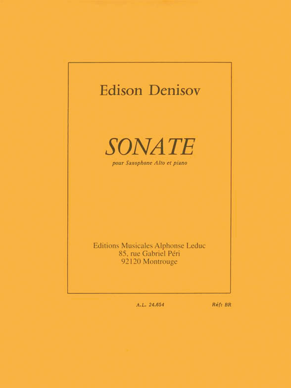 Sonate pour saxophone alto et piano