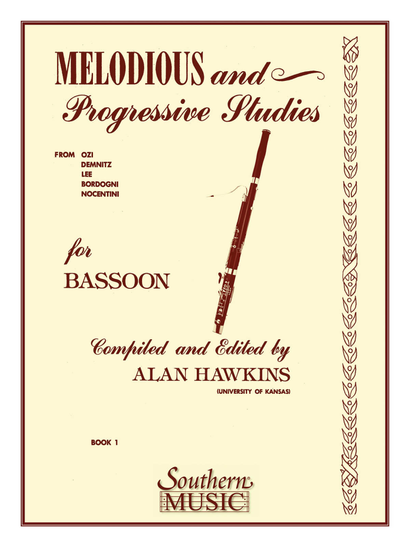 Melodious and Progressive Studies, Book 1 - Hawkins - Bassoon - Book