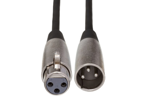 3-Pin XLR Male to XLR Female Balanced Cable - 3 Foot