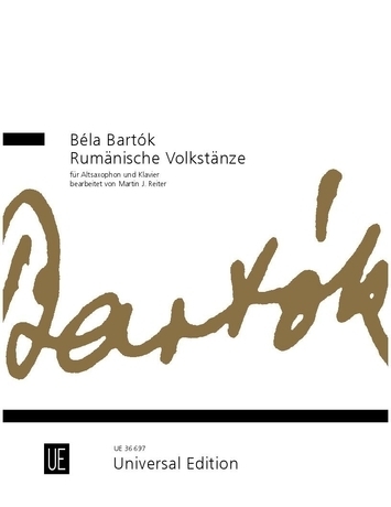 Romanian Folk Dances - Bartok/Reiter - Alto Saxphone/Piano - Book