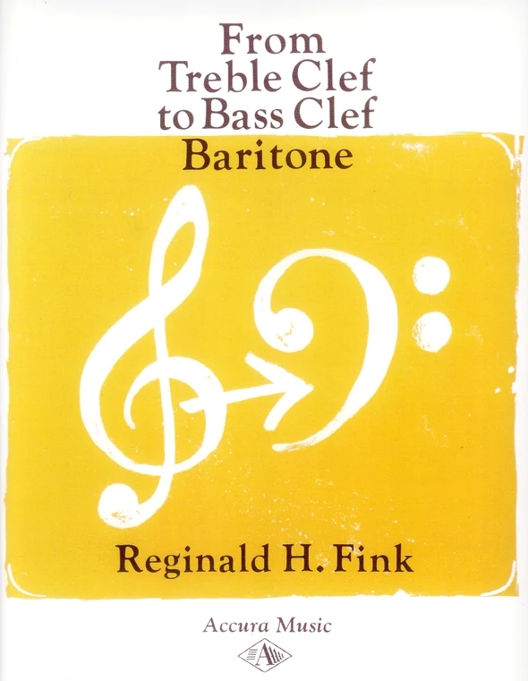 From Treble Clef to Bass Clef Baritone - Fink - Baritone - Book