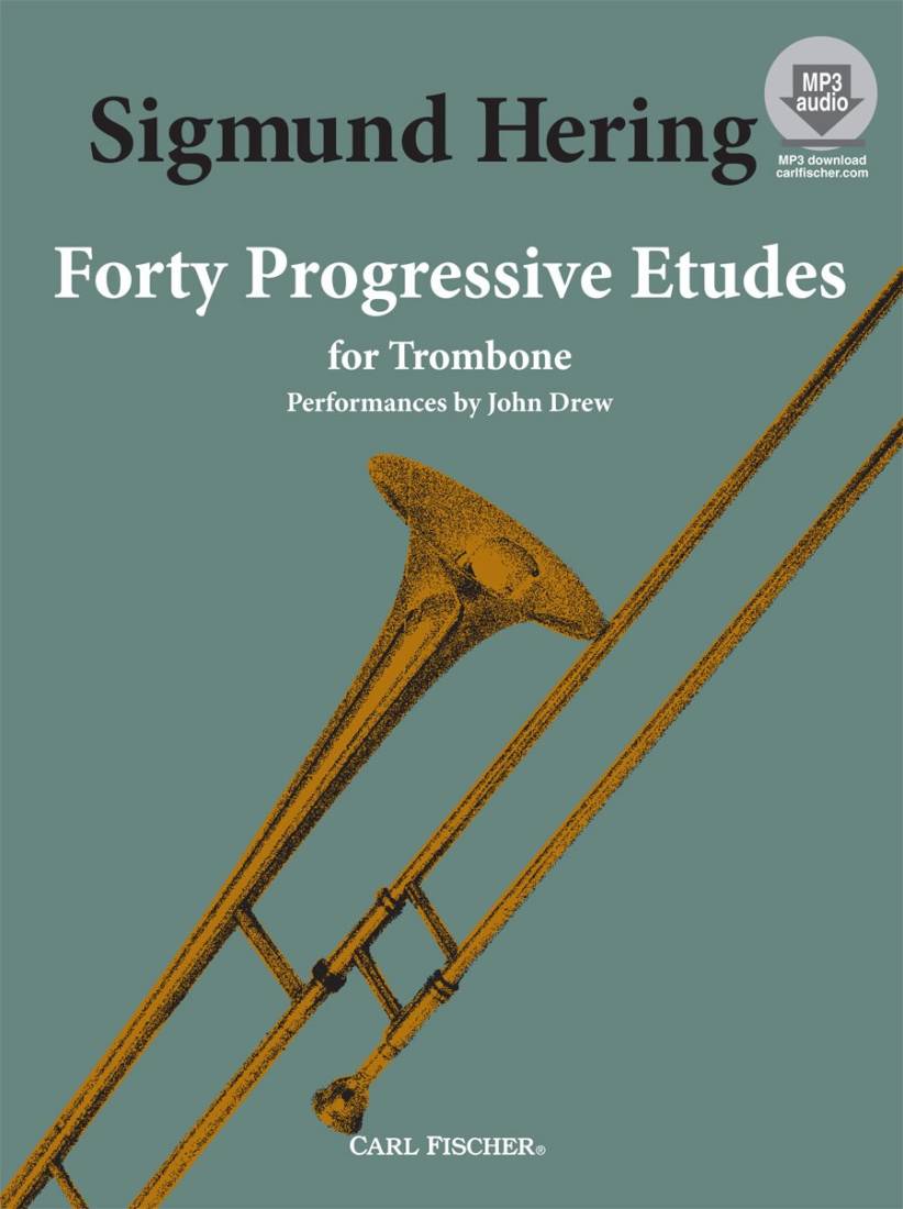 Forty Progressive Etudes For Trombone - Hering - Book/Audio Online