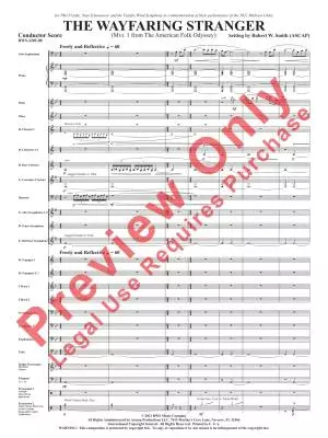 The Wayfaring Stranger (Mvt. 1 from The American Folk Odyssey) - Smith - Concert Band - Gr. 4.5