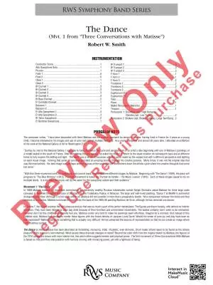 The Dance (Mvt. 1 from Three Conversations With Matisse) - Smith - Concert Band - Gr. 4.5