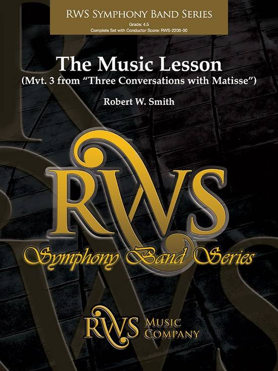 The Music Lesson (Mvt. 3 from Three Conversations With Matisse) - Smith - Concert Band - Gr. 4.5