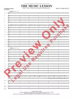 The Music Lesson (Mvt. 3 from Three Conversations With Matisse) - Smith - Concert Band - Gr. 4.5