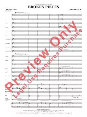 Broken Pieces - Sciaino - Concert Band - Gr. 3