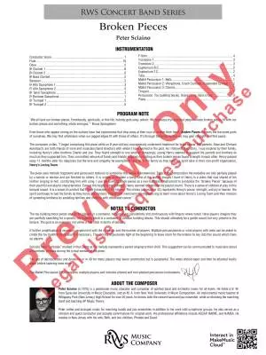 Broken Pieces - Sciaino - Concert Band - Gr. 3