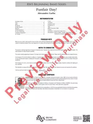 Funfair Day! - Carlin - Concert Band - Gr. 1