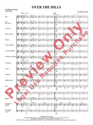 Over The Hills - Carlin - Concert Band - Gr. 0.5