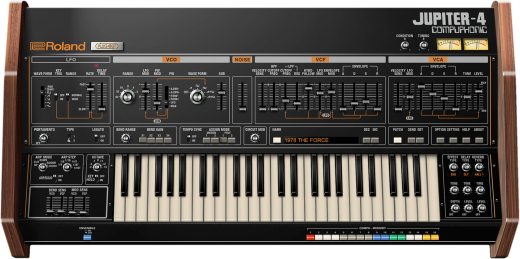 Roland - Roland Cloud Jupiter-4 Software Synthesizer - Lifetime Key - Download