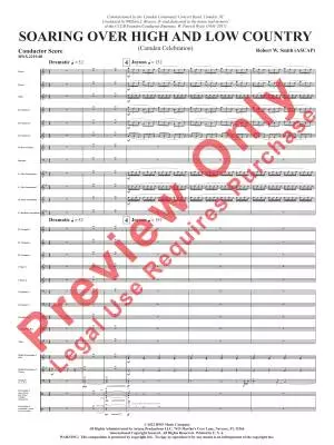 Soaring Over High And Low Country - Smith - Concert Band - Gr. 3.5