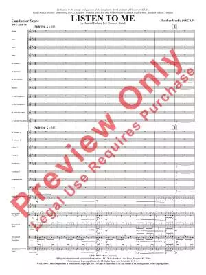 Listen To Me (A Heated Debate For Concert Band) - Hoefle - Concert Band - Gr. 3